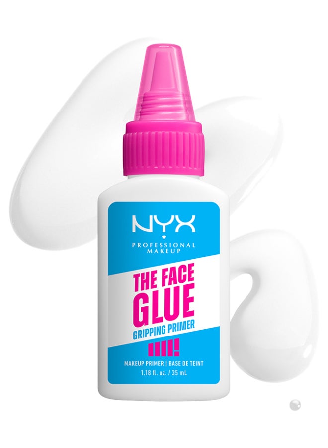 NYX PROFESSIONAL MAKEUP The Face Glue Primer Gripping Primer up to 24 hour hydration up to 24 hour makeup wear 35ml