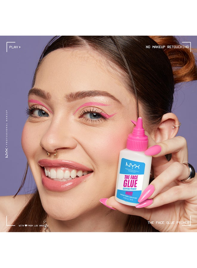 NYX PROFESSIONAL MAKEUP The Face Glue Primer Gripping Primer up to 24 hour hydration up to 24 hour makeup wear 35ml