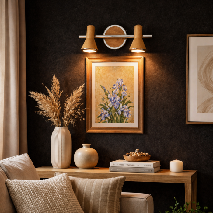 Oakline Duo Spotlight Wall Lamp