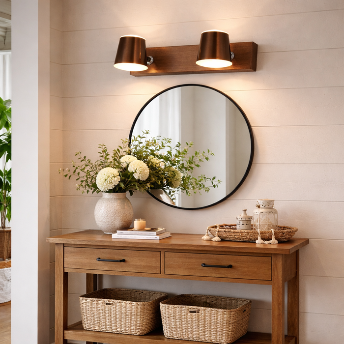 Oakline Twin Wall Light
