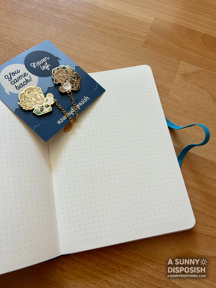 OFMD Stede & Ed "Never  Left" Collar Pin Set