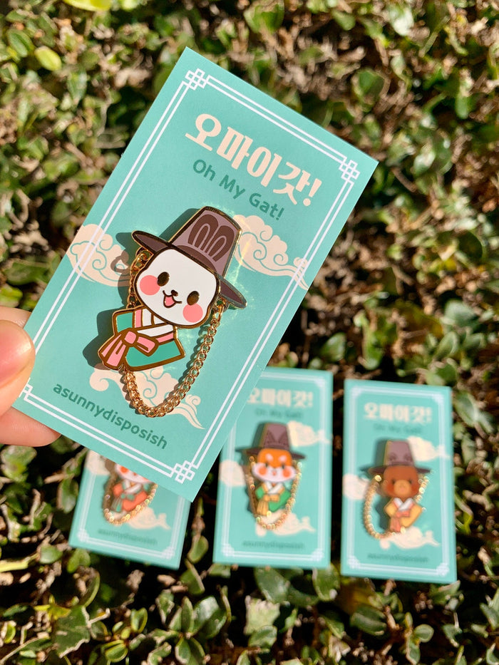 Oh My Gat Enamel Pins