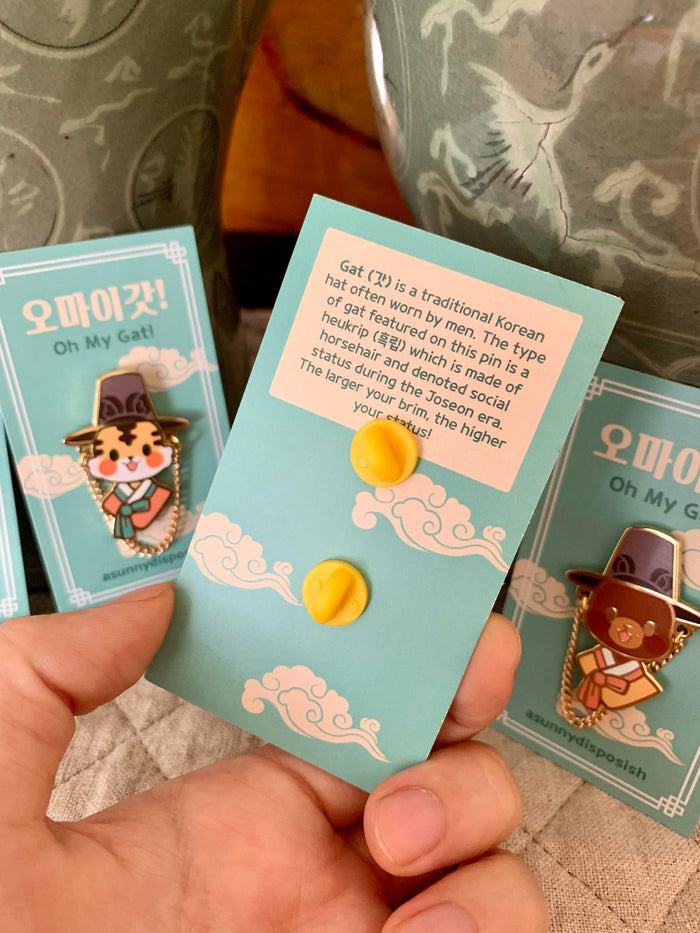 Oh My Gat Enamel Pins