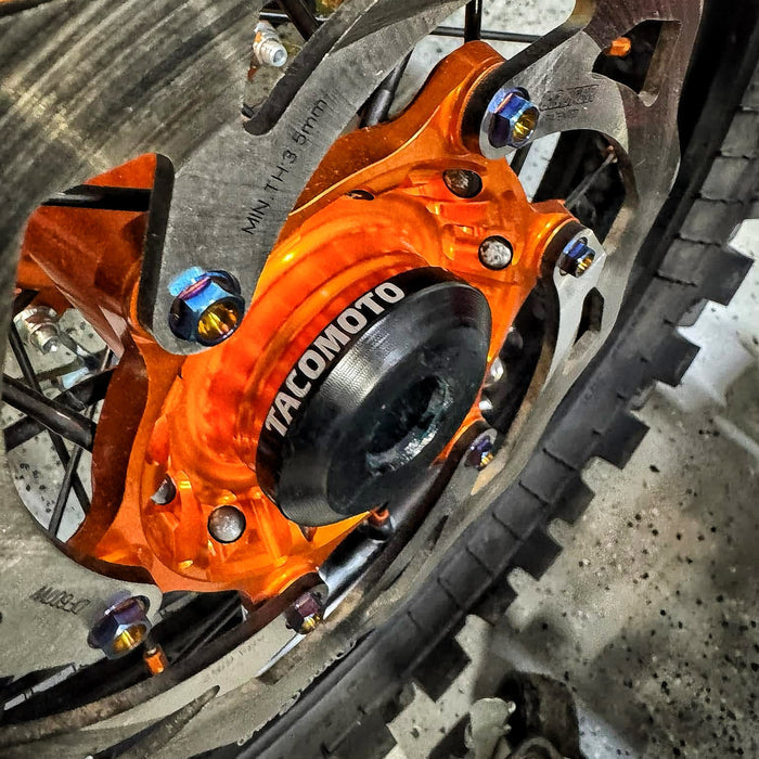 *OPEN BOX AS IS* BEARING CAP WHEEL SPACERS BY TACO MOTO 20MM REAR (SINGLE)