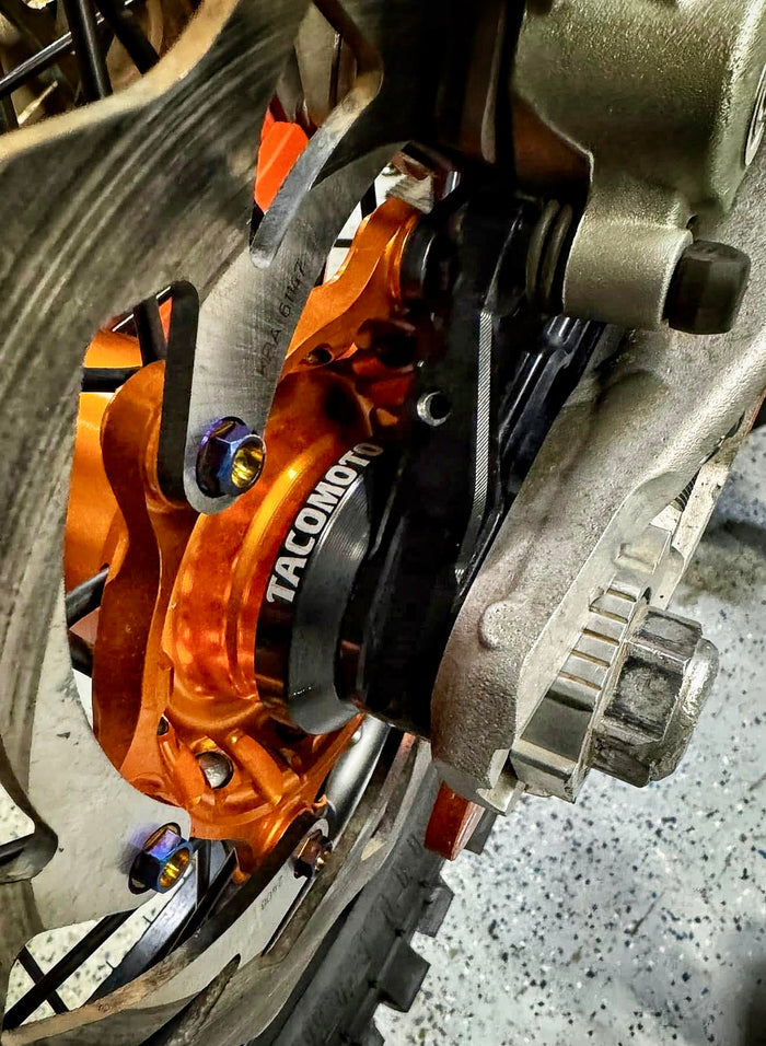 *OPEN BOX AS IS* BEARING CAP WHEEL SPACERS BY TACO MOTO 20MM REAR (SINGLE)
