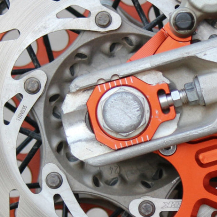 *OPEN BOX* BULLET PROOF DESIGNS 20MM AXLE BLOCK SET | ORANGE