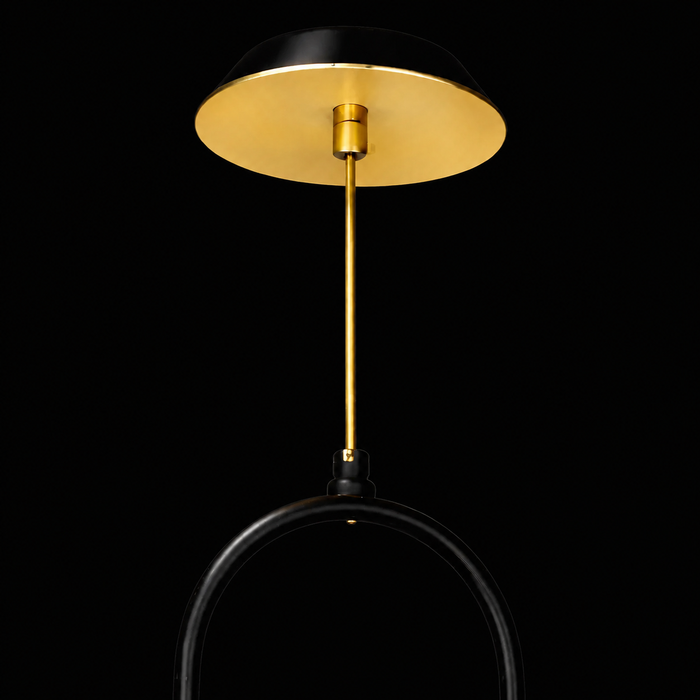 Orbit Halo Modern Oval Pendant Light