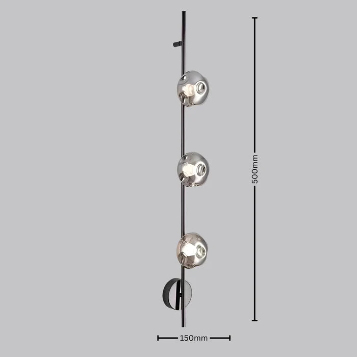Orbital Curve Modern Wall Lamp for Designer Interiors