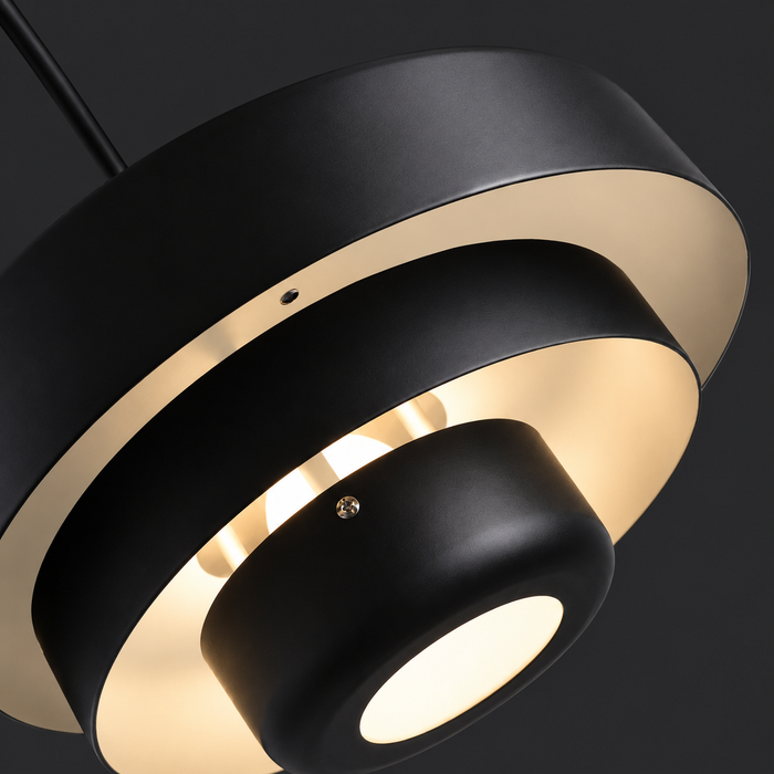 OrbitLayer Modern Black Pendant Light