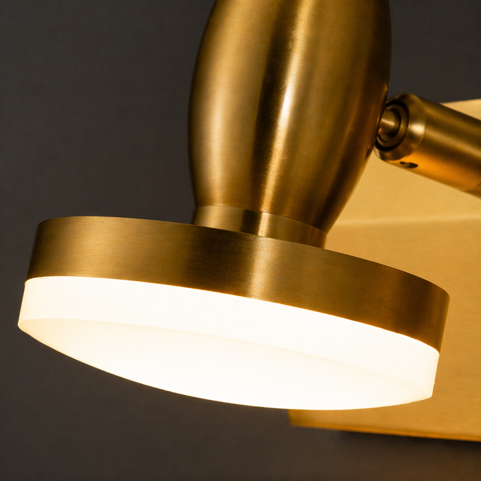 Orion Brass 3-Head Wall Light