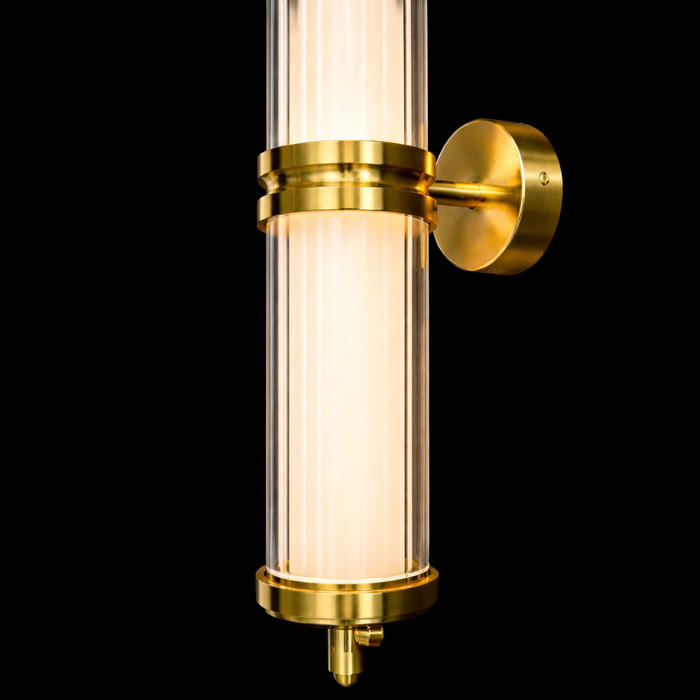 Orion Linear Glass Tube Wall Sconce