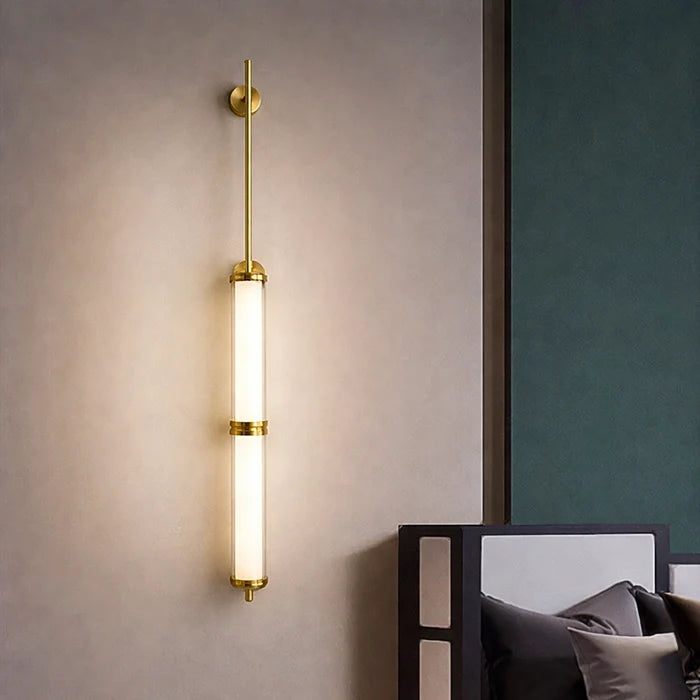 Orion Linear Glass Tube Wall Sconce