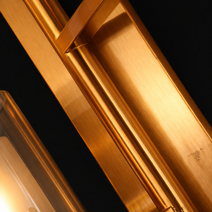 Orion Trio Brass Wall Light