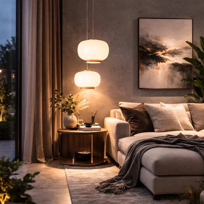 Orvella HaloDome Pendant Light(A)