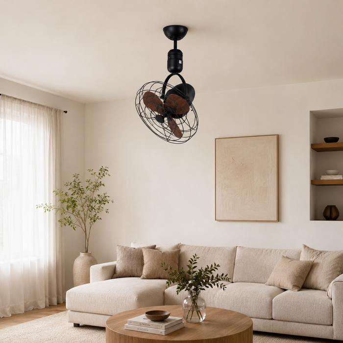 Ostrich Ceiling Caged Fan | 15W BLDC Motor | Metal Body