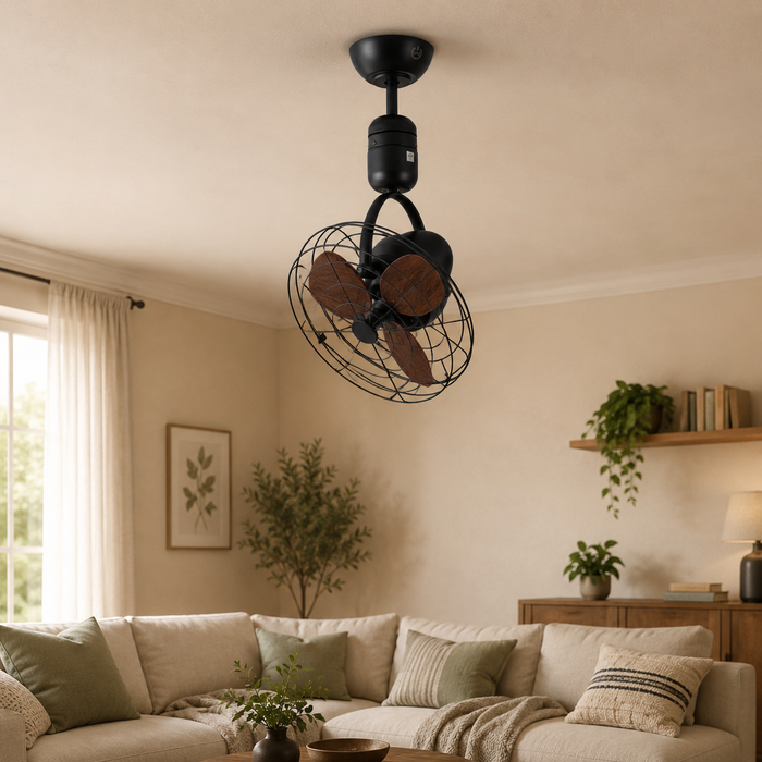 Ostrich Ceiling Caged Fan | 15W BLDC Motor | Metal Body