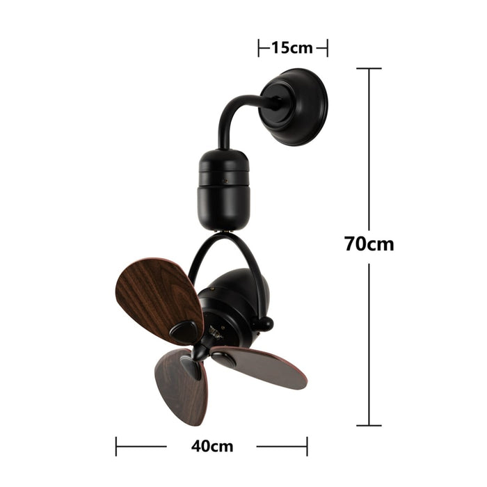 Ostrich Wall Mounted Fan | 15W BLDC Motor | Metal Body