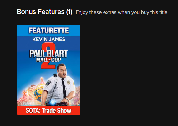 Paul Blart: Mall Cop 2 HD Digital Code (2015) (Redeems in Movies Anywhere; HDX Vudu Fandango at Home & HD iTunes Apple TV Transfer From Movies Anywhere)