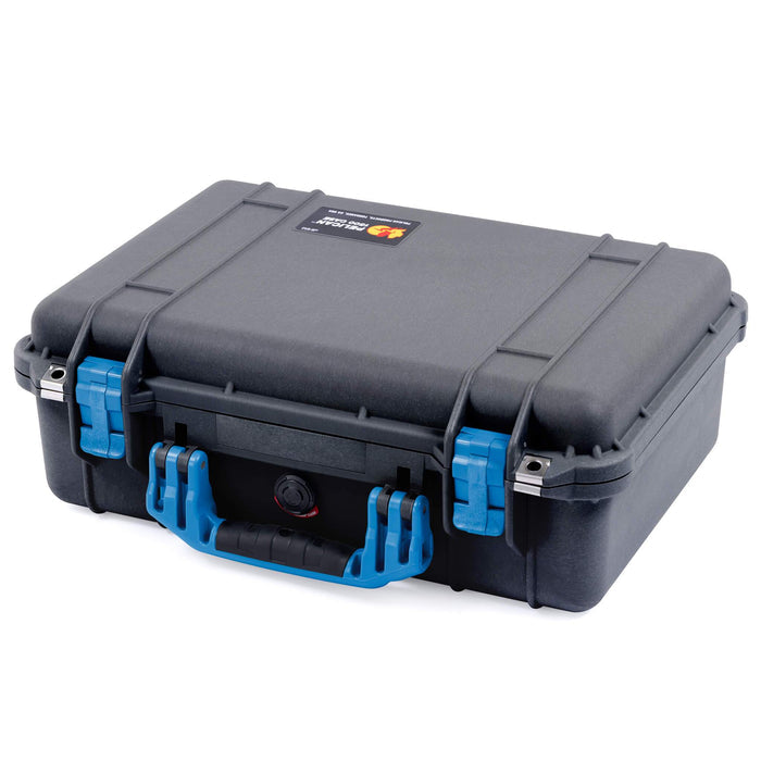 Pelican 1500 Case - Black & Blue