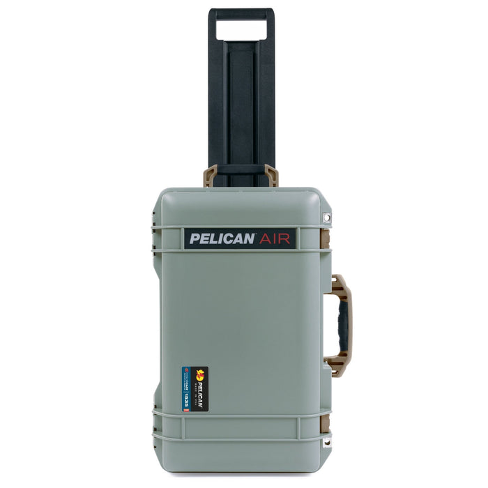 Pelican 1535 Air Carry - on Case - Sage & Dark Desert Dirt - Empty