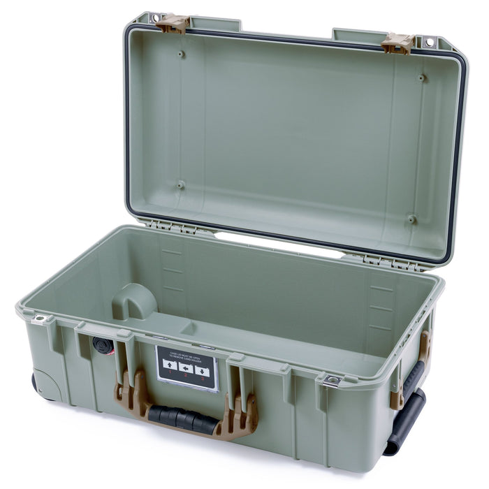 Pelican 1535 Air Carry - on Case - Sage & Dark Desert Dirt - Empty