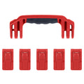 Pelican 1605 Air Replacement Handle & Latches, Red (Set of 1 Handle, 5 Latches) ColorCase