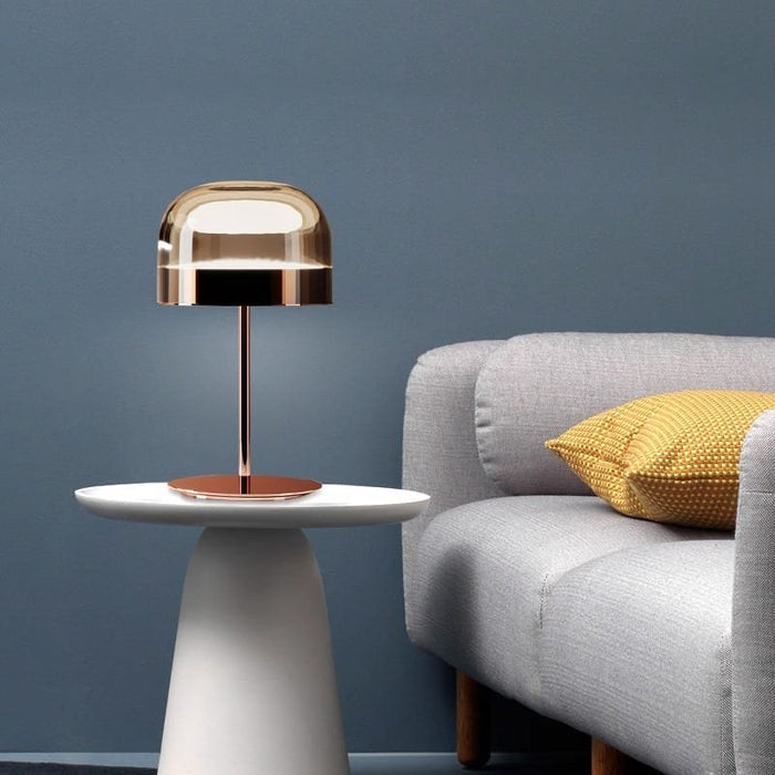Pink Champagne Glass Table Lamp