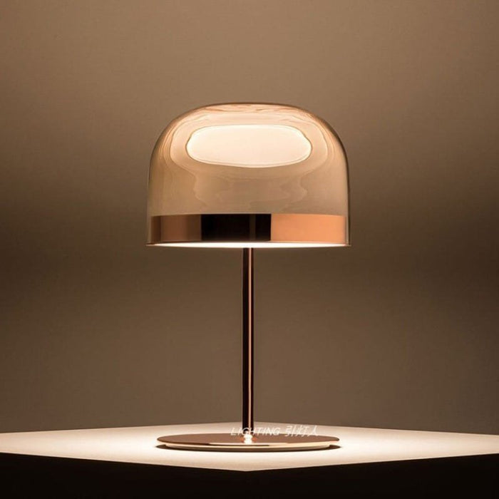 Pink Champagne Glass Table Lamp