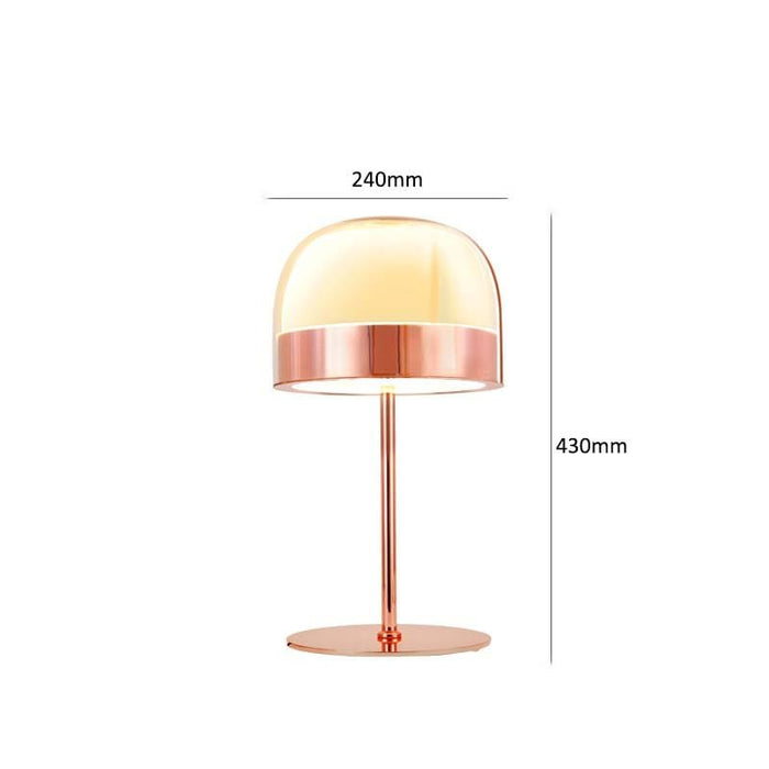 Pink Champagne Glass Table Lamp