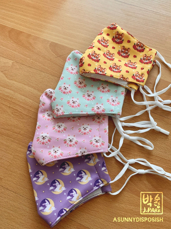 Pink Mugunghwa Jindo Fashion Mask