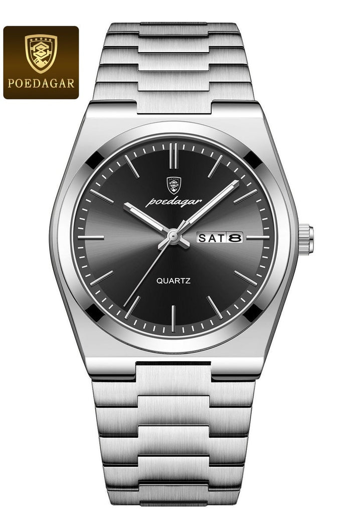 POEDAGAR Man Watch , Watches for Men , Waterproof Luminous Men's Watch Quartz - 40.5mm