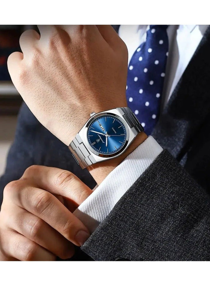 POEDAGAR Man Watch , Watches for Men , Waterproof Luminous Men's Watch Quartz - 40.5mm