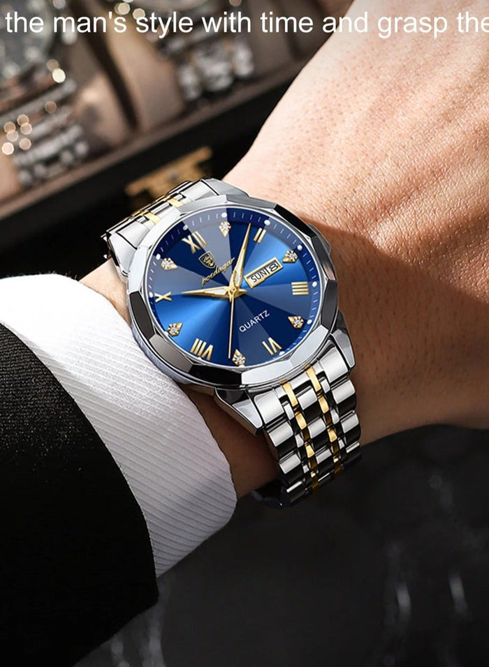 POEDAGAR Man Watch , Watches for Men , Waterproof Luminous Men's Watch Quartz, Men's Wrist Watches