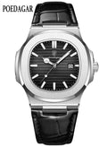 POEDAGAR Man Watch Waterproof Luminous Men's Watch Quartz - 40.5mm