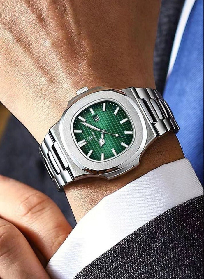 POEDAGAR Man Watch Waterproof Luminous Men's Watch Quartz - 40.5mm