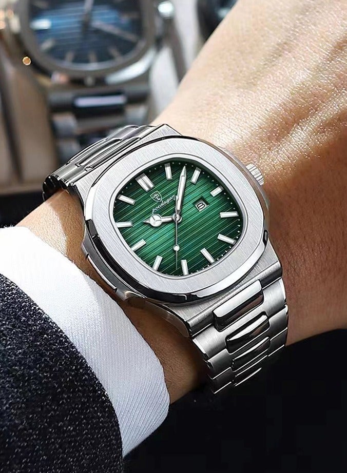 POEDAGAR Man Watch Waterproof Luminous Men's Watch Quartz - 40.5mm