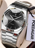 POEDAGAR Man Watch, Waterproof Luminous Men's Watch Quartz - 40mm