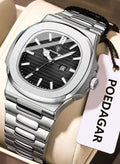 POEDAGAR Man Watch Waterproof Luminous Men's Watch Quartz - 41mm