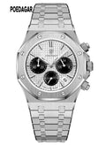 POEDAGAR Man Watch Waterproof Luminous Men's Watch Quartz - 42mm