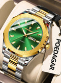 POEDAGAR Man Watch , Waterproof Luminous Men's Watch Quartz, Men's Wrist Watches 42mm