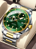 POEDAGAR Man Watch , Waterproof Luminous Men's Watch Quartz, Men's Wrist Watches 44mm
