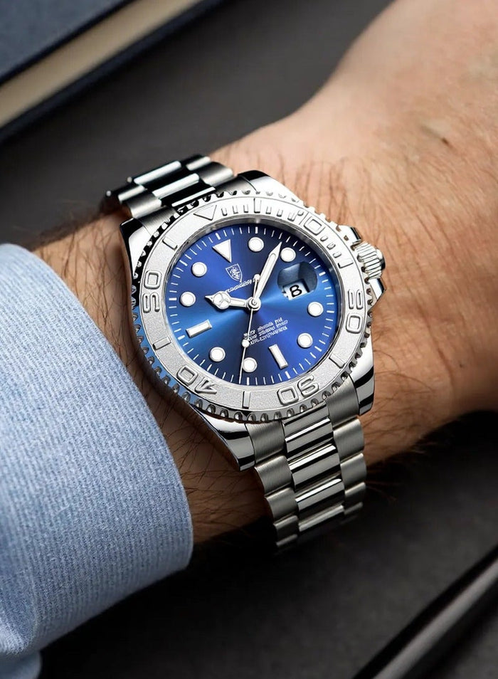 POEDAGAR Man Watch , Waterproof Luminous Men's Watch Quartz, Men's Wrist Watches