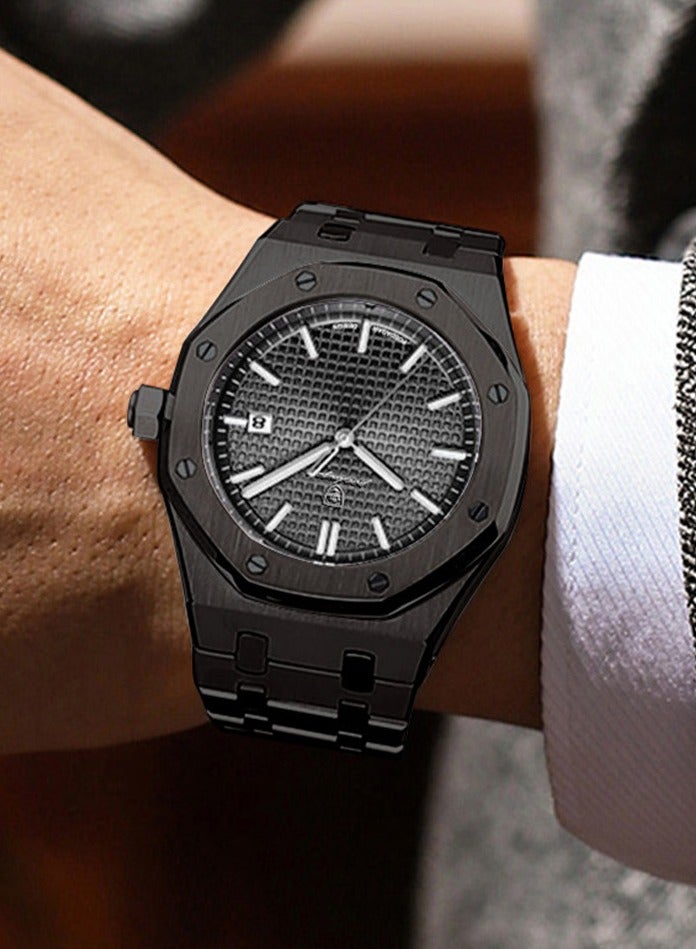 POEDAGAR Man Watch, Waterproof Luminous Men's Watch Quartz, Men's Wrist Watches