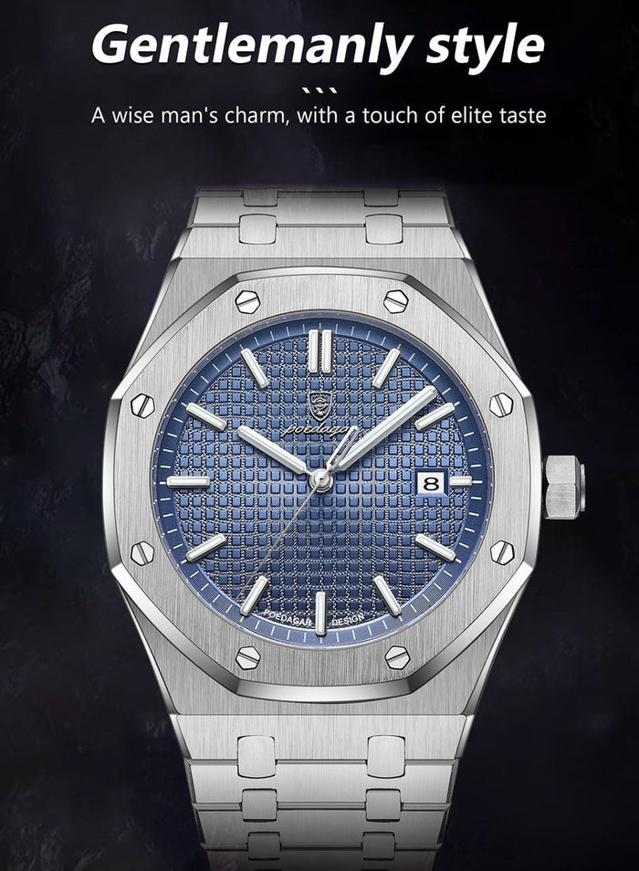 POEDAGAR Man Watch Waterproof Luminous Men's Watch Quartz, Men's Wrist Watches