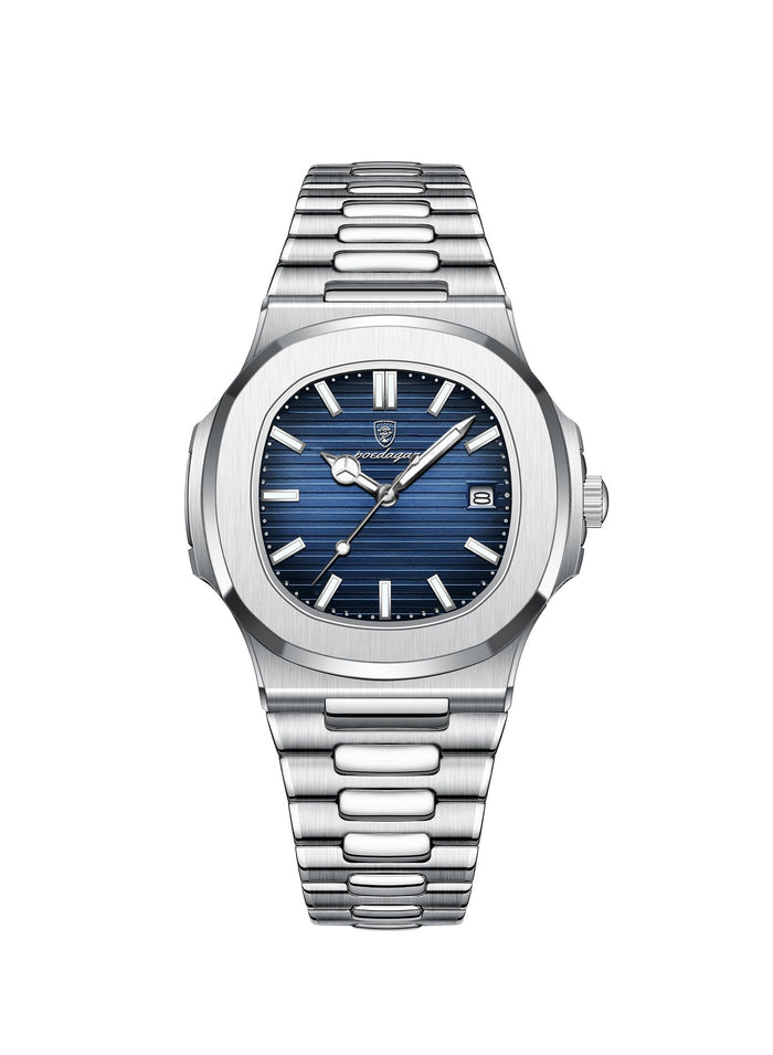 POEDAGAR Men's watch fashion brand POEDAGAR luxury quartz watch 30 meters water resistant hot selling men's gift