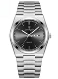 POEDAGAR Ultra Thin Waterproof Mens Dress and Casual Watch with Luminous Display Sapphire Crystal Glass and Calendar Function