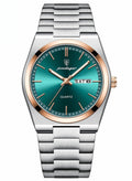 POEDAGAR Ultra Thin Waterproof Mens Dress and Casual Watch with Luminous Display Sapphire Crystal Glass and Calendar Function
