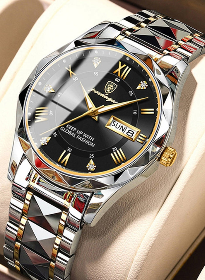 POEDAGAR Watches for Men , Man Watch Waterproof Luminous Men's Watch Quartz, Men's Wrist Watches, Men's Watch Fashion Business Watch
