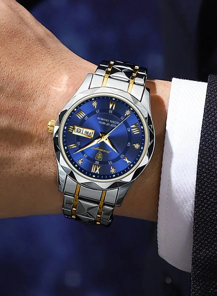 POEDAGAR Watches for Men , Man Watch Waterproof Luminous Men's Watch Quartz, Men's Wrist Watches, Men's Watch Fashion Business Watch