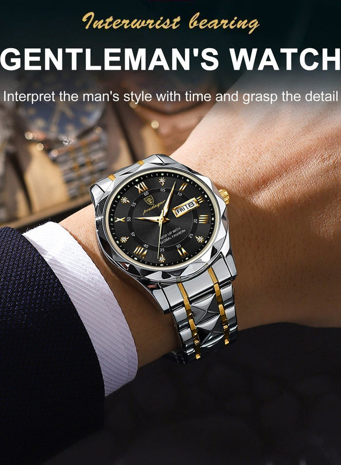 POEDAGAR Watches for Men , Man Watch Waterproof Luminous Men's Watch Quartz, Men's Wrist Watches, Men's Watch Fashion Business Watch